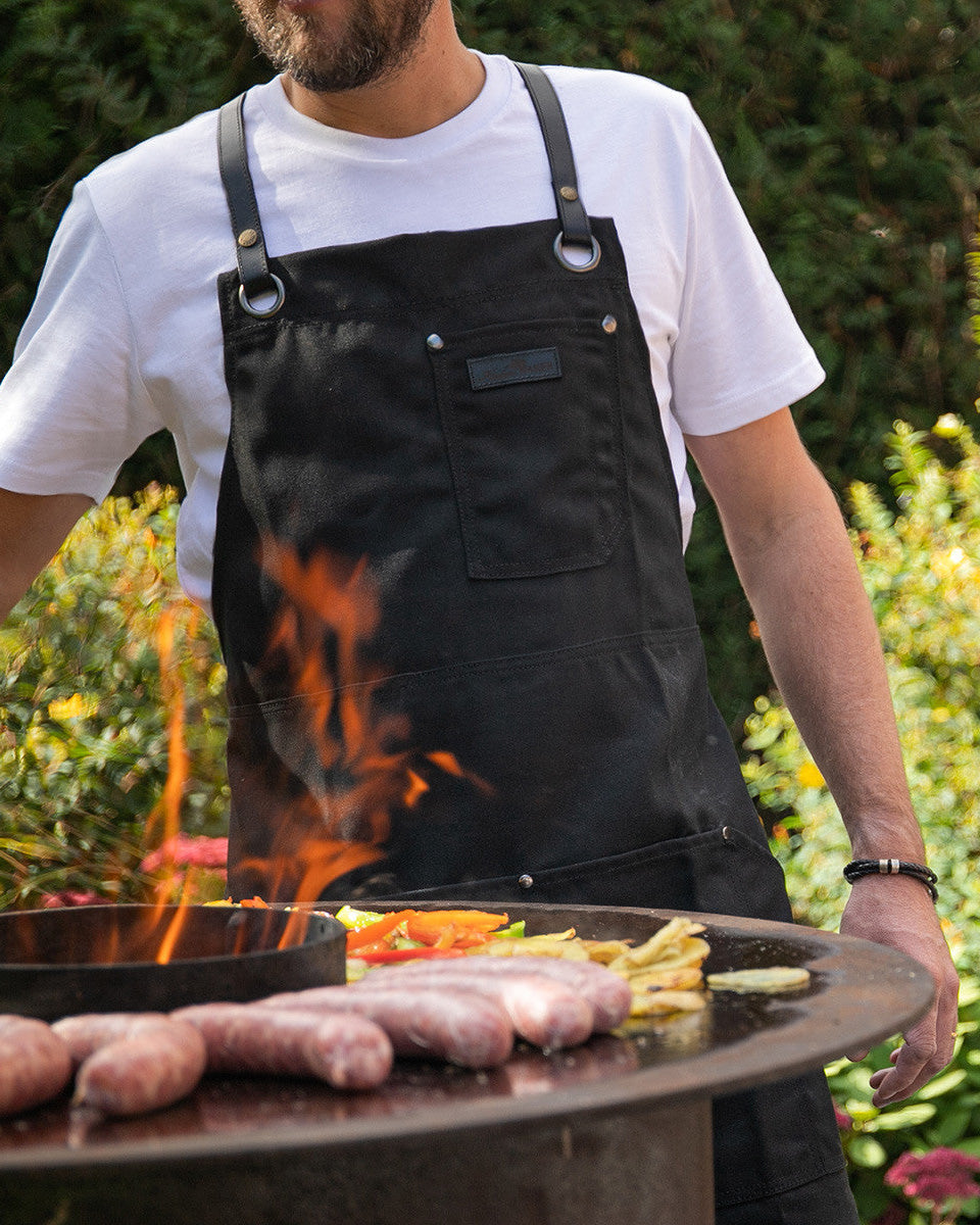 No 438 forklæde af genanvendte plastflasker vokset canvas fra Alaskan Maker
