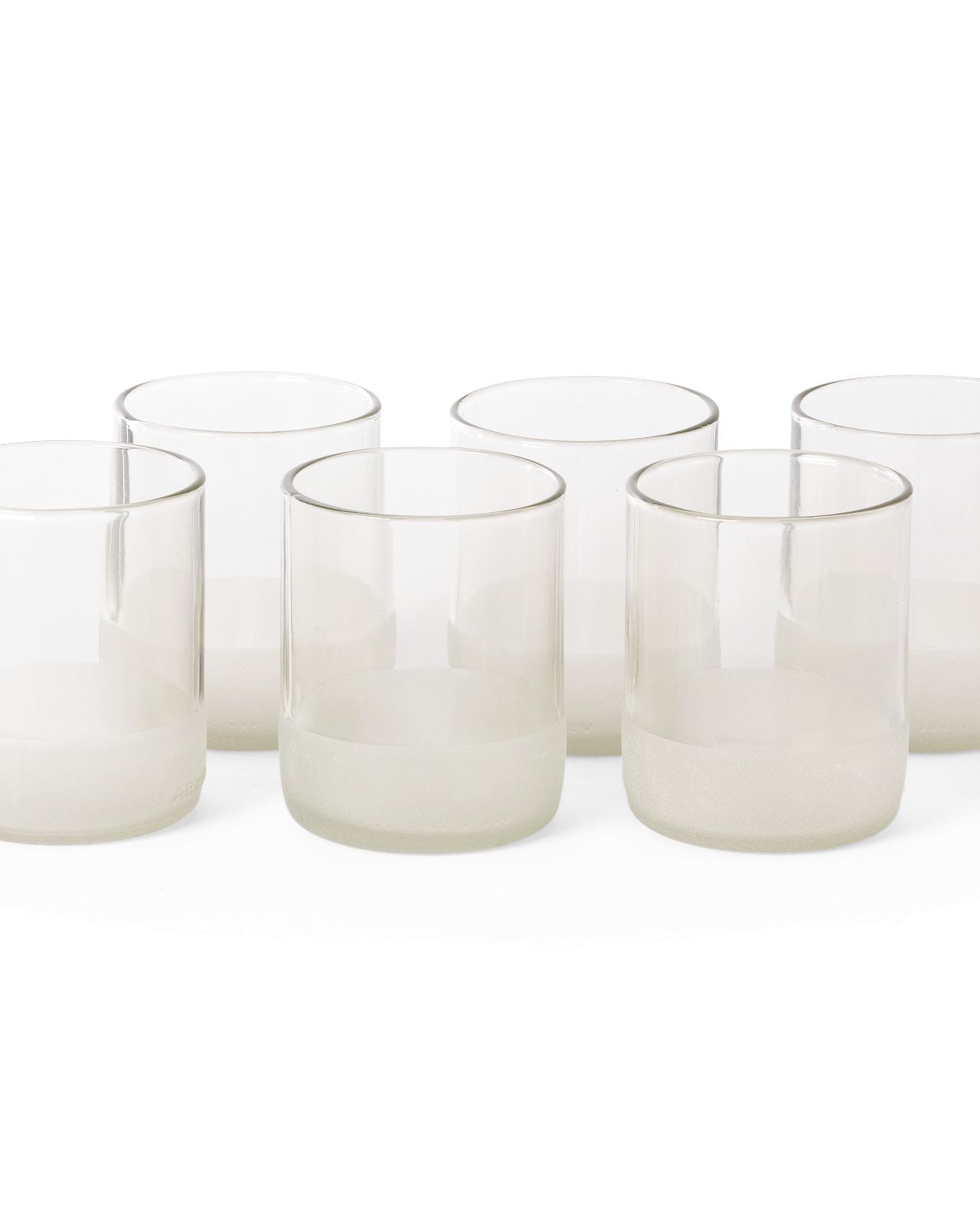 genbrug glas upcycled drikkeglas sandblæst mønster