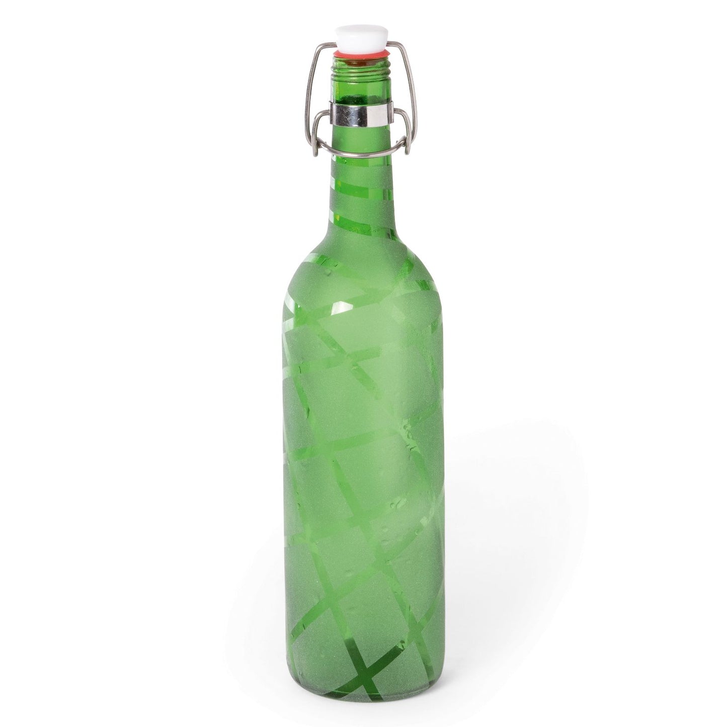 genbrug glas upcycled patentlåg sandblæst mønster
