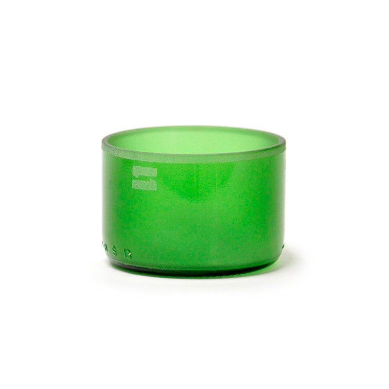 genbrug glas upcycled skål sandblæst mønster