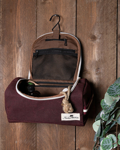 Kenai toilttaske fra Alaskan Maker vokset canvas