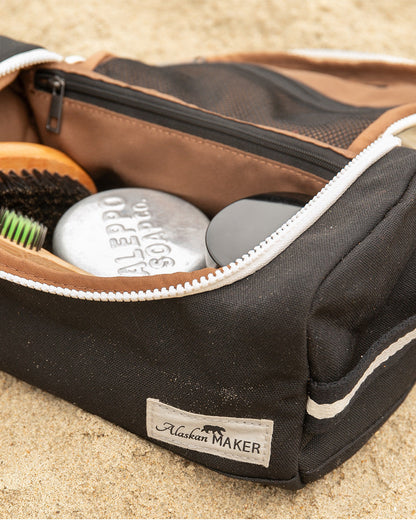 Kenai toilttaske fra Alaskan Maker vokset canvas