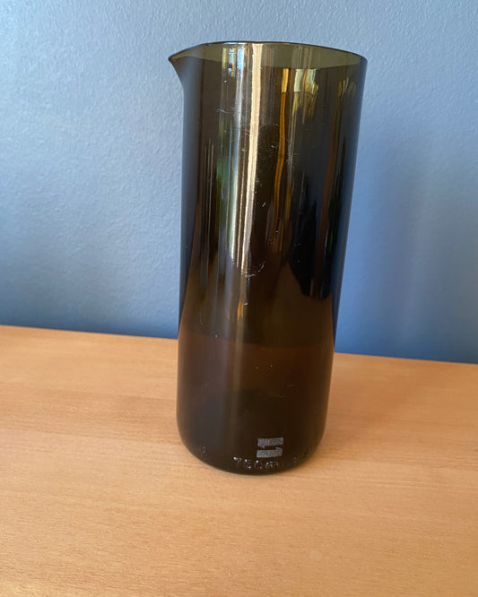 Karaffel olive glas 18 cm
