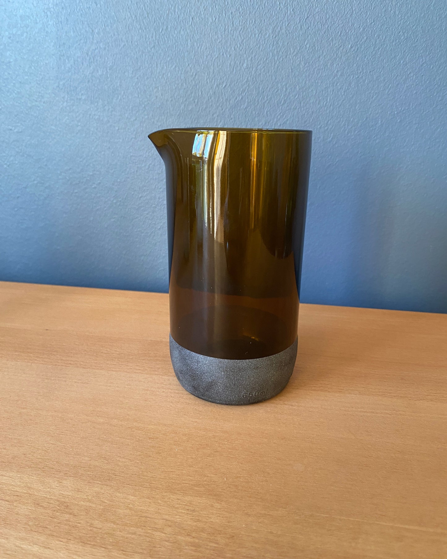 Karaffel brun glas 14 cm