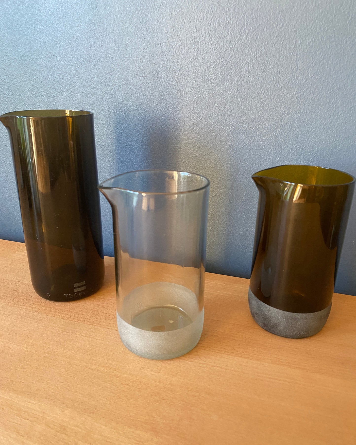 Karaffel klart glas 14 cm