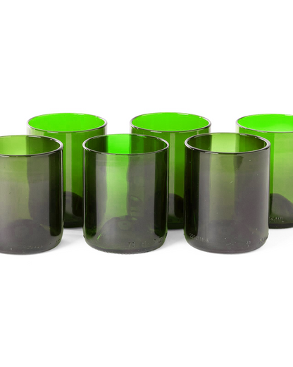 genbrug glas upcycled drikkeglas sandblæst mønster