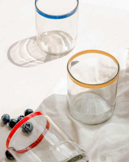 genbrug glas upcycled drikkeglas sandblæst mønster