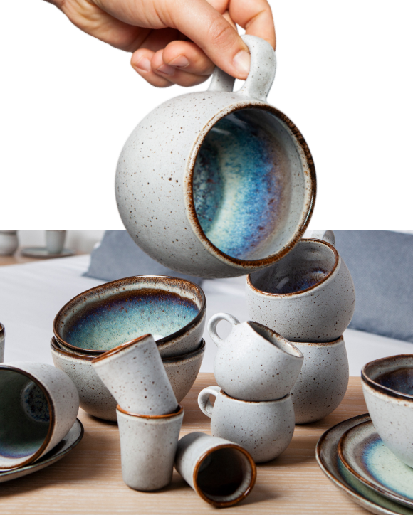 Keramikfade SAIL Sæt med 2 stk