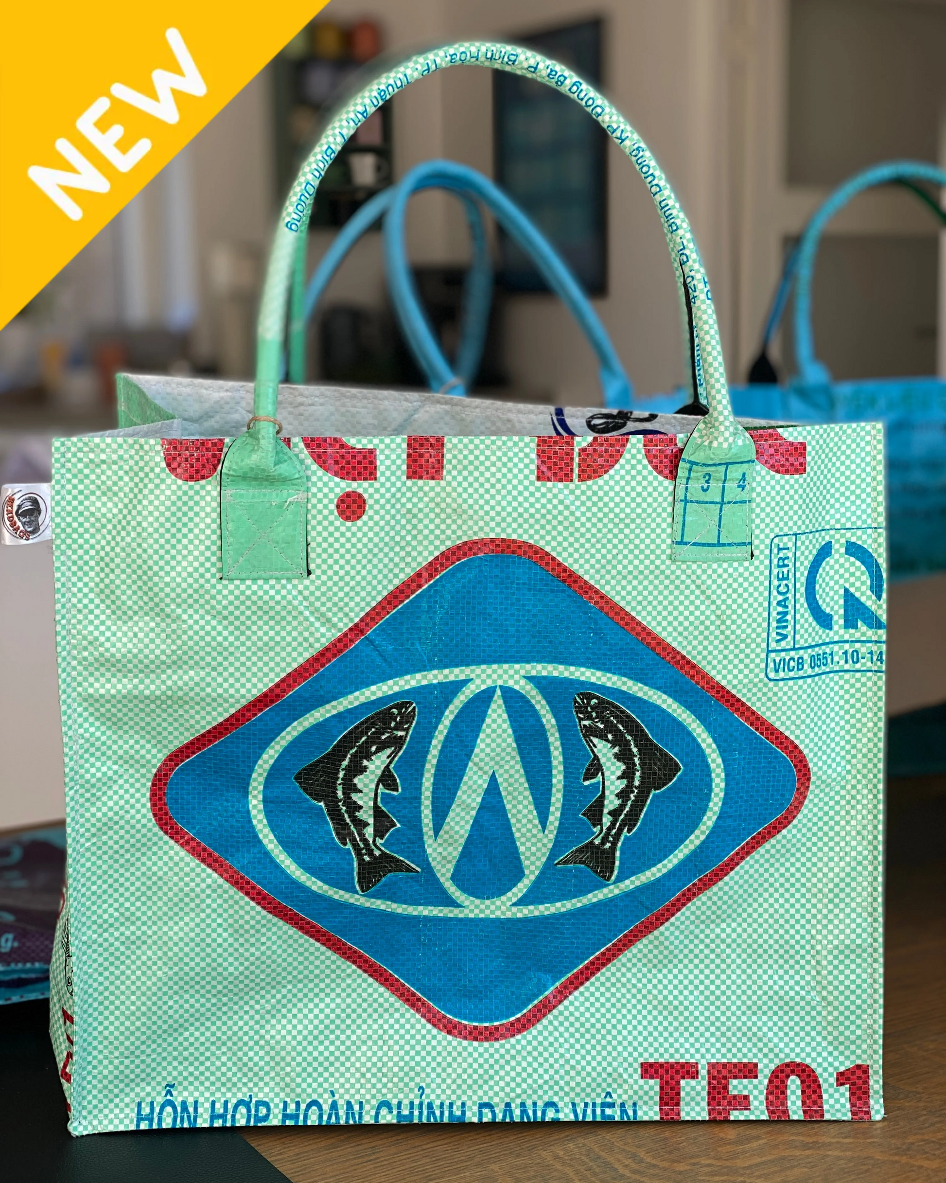 Badged - Beadbags Indkøbstaske Ri94-1/ tote bag